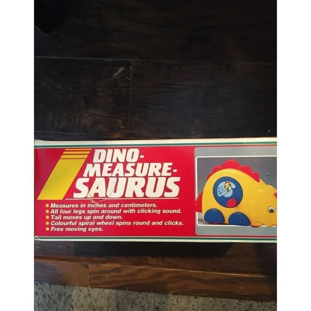 Vintage 1986 Playwell Dino-Measure-Saurus